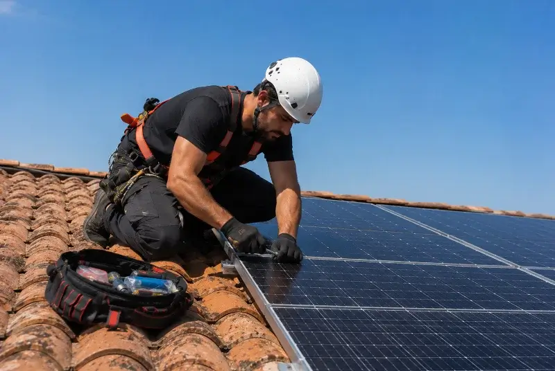 Maintenance et monitoring de panneaux solaires à Plan-de-Cuques