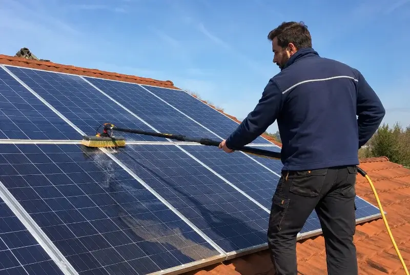 Nettoyage et entretien de panneaux solaires à Plan-de-Cuques