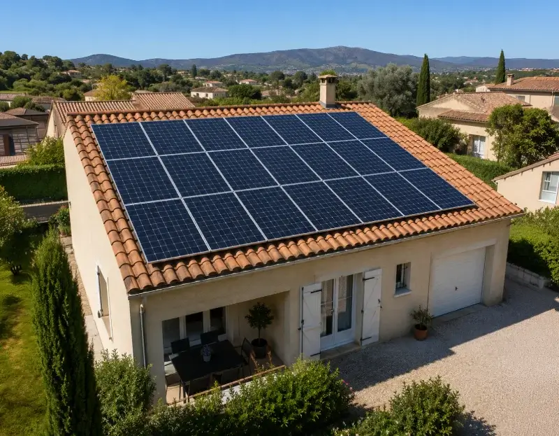Prime à l'autoconsommation panneaux solaires Plan-de-Cuques — aide financière de l'État